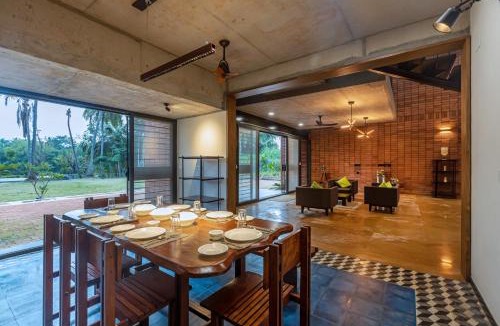 Palahalli House | SaffronStays Riverstone 3-BR Riverside Villa with Farm Views