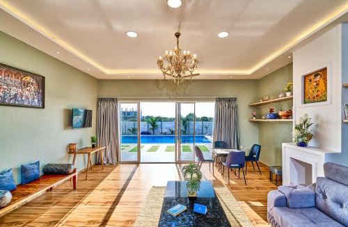 Nashik Villa | SaffronStays Six Oaks - 4BR Lakeside Villa with Pool, Games Room & Backwater Views
