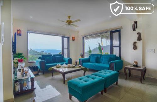 Solan Villa | SaffronStays Summer Estate - 3BR hill-view villa with verandah, farm dining, treks & live BBQ under starry skies