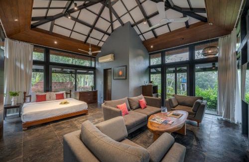 Wai Villa | SaffronStays The Glasshouse - Romantic Panchgani Villa with Panoramic Views & Cozy Comfort