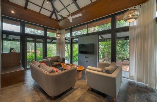Wai Villa | SaffronStays The Glasshouse - Romantic Panchgani Villa with Panoramic Views & Cozy Comfort