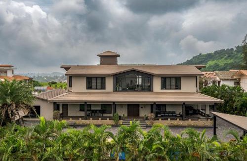 Kune N.m. Villa | SaffronStays Three Palm Villa -7-BR villa with pool, jacuzzi, gazebo bar & lawns for celebrations in Lonavala