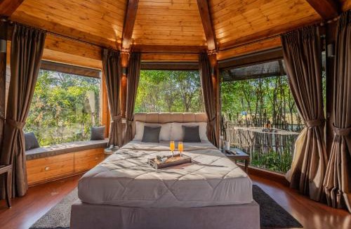 Dehradun Villa | SaffronStays Timber Quest - Pinewood Cottages