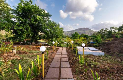 Karjat Villa | SaffronStays Vyom Farms - 2BR pool villa with mountain views, pet friendly & elder-friendly stay