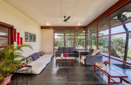 Igatpuri Villa | SaffronStays Zen, Igatpuri - lake-view villa with indoor and outdoor games