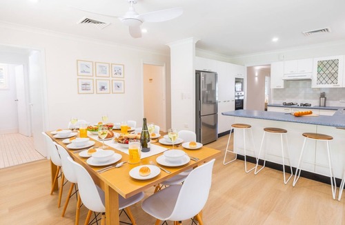 Salamander Bay House | Salamander Sanctuary, 204 Salamander Way - pool, pets, linen, aircon, Wi-Fi