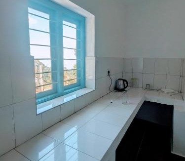 Vattakanal House | Santorini blue