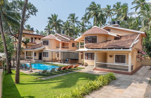 Calangute Villa | Seas the Day at Villa Calangute Phase 3-Swimming Pool, Kids Pool & Pergola #Goa