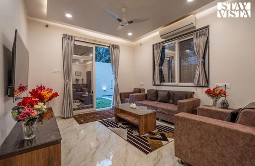 Nashik Apartment | Serenity Skies Apartment with Pool by VEO - Part of StayVista