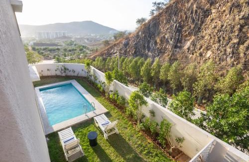 Udaipur District Villa | Shourya Viola by Alaya Stays 3-BHK Villa with Private Pool, Garden & Panoramic hill view