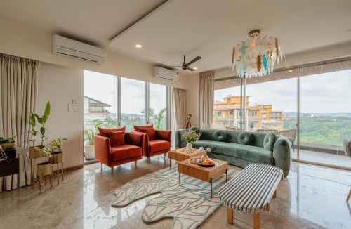 Caranzalem Villa | Staymaster Flabris - Luxury 4BR Sea View Residence Miramar Panaji