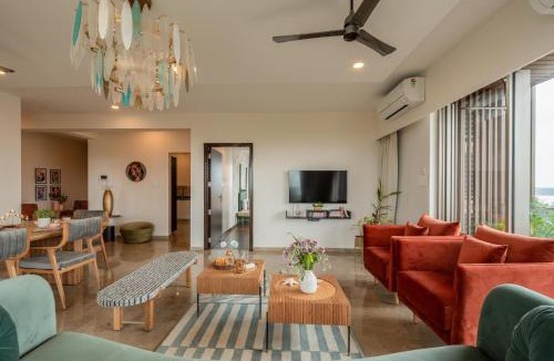 Caranzalem Villa | Staymaster Flabris - Luxury 4BR Sea View Residence Miramar Panaji