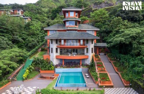 Kune N.m. Villa | StayVista at Airhill with Pool, Alfresco, WiFi