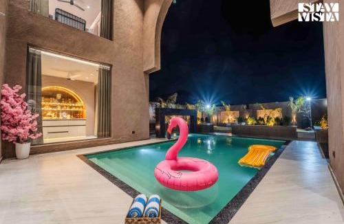Chokhi Dhani Villa | StayVista at Blume Villa with Pool, BBQ