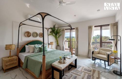 Siolim Villa | StayVista at Casa Ti Amo with WiFi, AC, Pool, BBQ