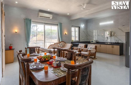 Udaipur Villa | StayVista at Grey Sky 3 BHK villa with Pool, Balcony, and Scenic View at Udaipur