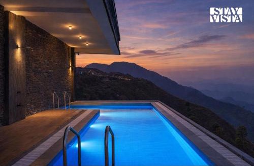Sirala Villa | StayVista at Mana with Pool, Mountain View