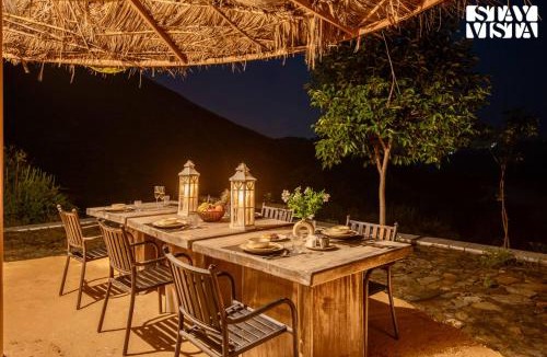 Nathdwara Villa | StayVista at Nilaya In The Hills with Lake View, Pool