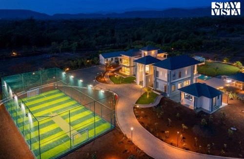 Gaulwadi Villa | StayVista at Rooted By Frangipani - Pool & BBQ
