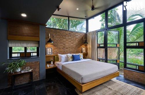 Satara Villa | StayVista at Rustic Haven with Pvt Pool, Gazebo & Indoor-Outdoor Game