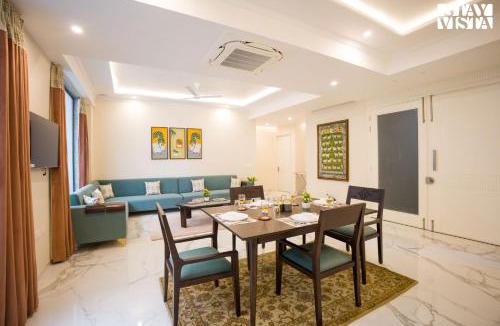 Malviya Nagar Apartment | StayVista at Sabora Blue - Luxury 4 BHK Near Airport, Malviya Nagar, Jaipur