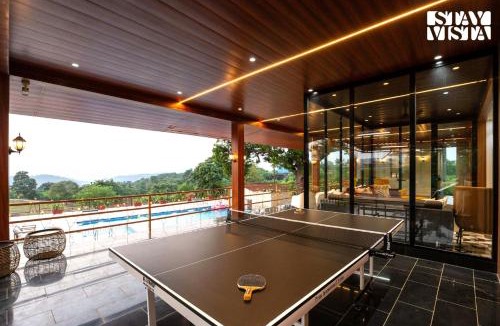 Roha Villa | StayVista at Sasha Farms in Roha with Pool, WiFi