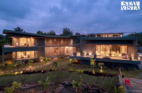 Alibaug Villa | StayVista at Sol & Sands with Mountain View and Pool