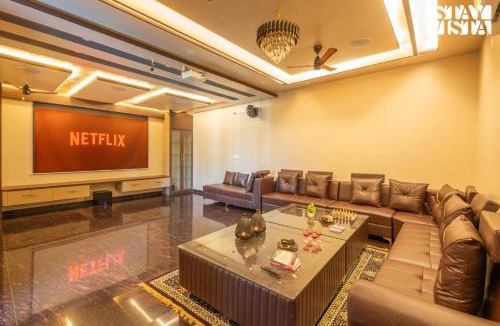 Jaipur Villa | StayVista at The Binclave with Jacuzzi, Pvt Indoor Pool, Bar & Projector