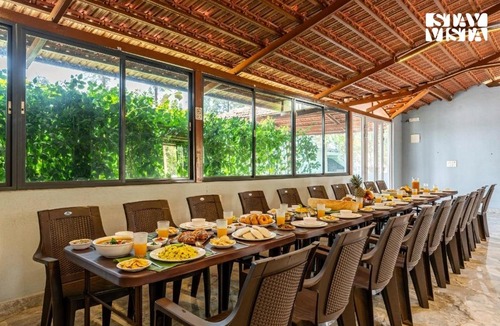 Mysore House | StayVista at The Boho Hideaway with Shared Pool, BBQ and Bonfire