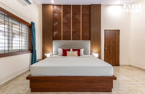 Mysore House | StayVista at The Boho Hideaway with Shared Pool, BBQ and Bonfire