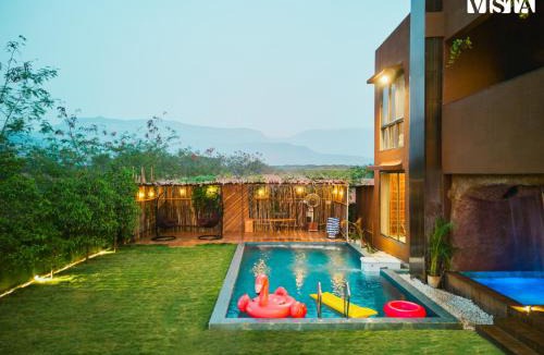 Sangavi Villa | StayVista at The Grotto with Pool & Jacuzzi