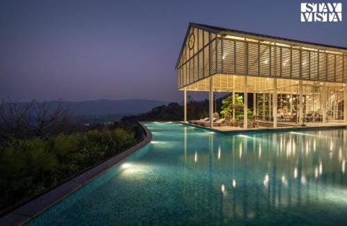 Alibaug Villa | StayVista at The Ray with Mountain Views, BBQ, AC