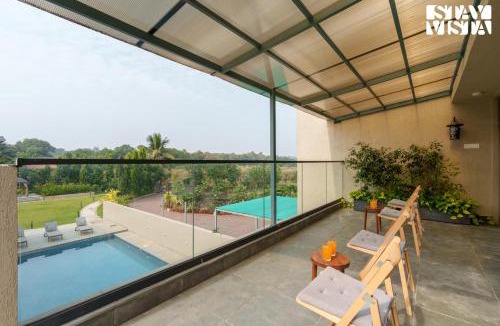 Kihim Villa | StayVista at Villa Lemonade with BBQ & Bonfire