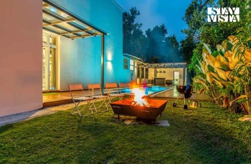 Mudigere Villa | StayVista at Villa Mandimane with Bonfire & Pool