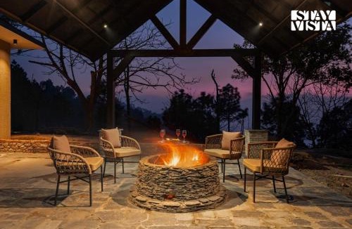 Tehri Villa | StayVista at Yug at Tehri Peaks with Jacuzzi, BBQ
