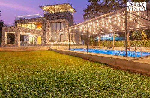 Kune Village Villa | StayVista's Greystone Estate with Pool, Terrace, and Snooker Table