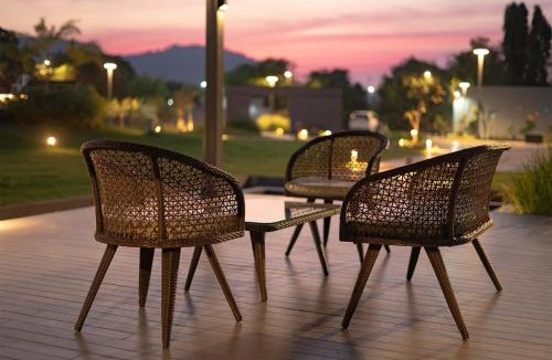 Nashik Villa | StayVista's Le Bon Horizon - Hillside Elegance with Chic Interiors, Poolside Serenity & Picturesque Gazebo