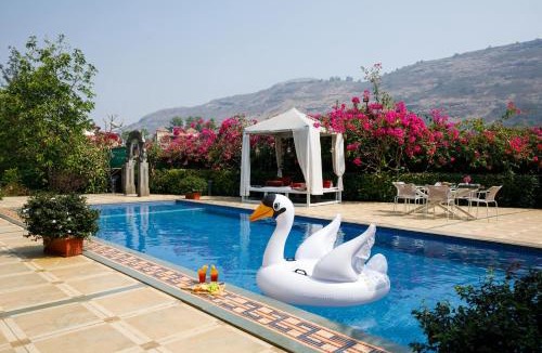 Kune Village Villa | StayVista's Le Sutra Great Escapes - Geometrica - Artistic Rooms, Mountain View, Pool, and Gazebo Retreat