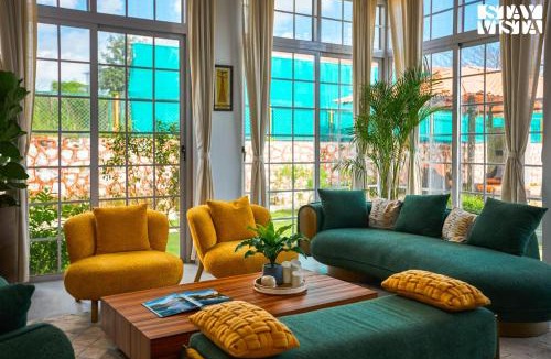 Bherav Villa | StayVista's Rustique Radiance - Hillside Retreat with Outdoor Pool & South Indian Architecture