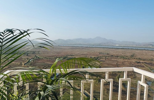 Thane West Apartment | Stylish Boho 2BHK escape with open creek views Thane