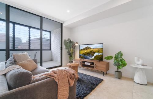 Marrickville Apartment | Sunlit 2BR Gem Parking Included