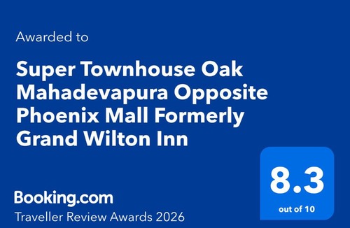Krishnarajapura Hotel | Super Townhouse Oak Mahadevapura Opposite Phoenix Mall Formerly Grand Wilton Inn