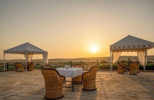 Sam RV Rental | Surya-Ansh Desert Wellness Resort - Campsite