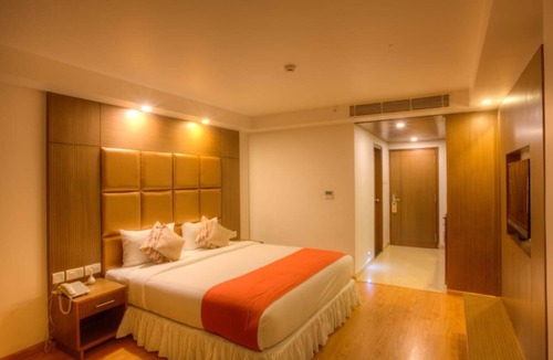 Mysore Hotel | The Atrium Boutique hotel with 1 bedroom and AC, WiFi in charming Mysore