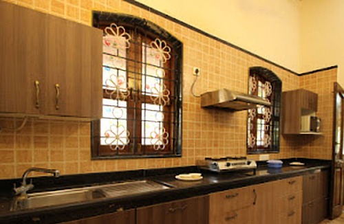 Corlim House | The Bougainvilla Stay, Goa -3 bhk Portuguese styled fully furnished villa