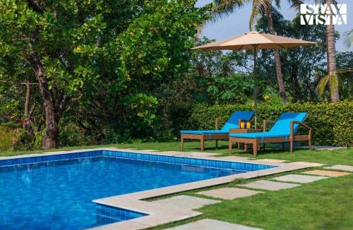 Zirad Villa | The Courtyard by StayVista - Private Pool with Rustic Charm, Vibrant Courtyard, Spacious Verandah & Garden