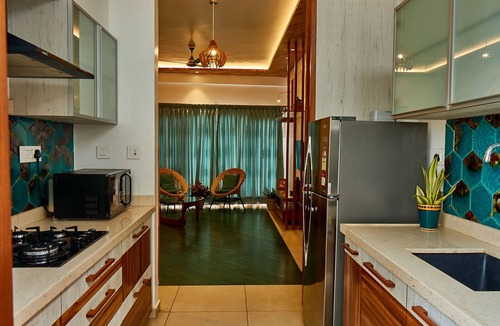 Kalyan Nagar Apartment | The Jazminn - Wooden apartment
