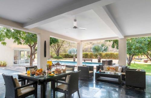 Alibaug Villa | The Leaf by StayVista - An enchanting escape offering a pool, terrace, lush lawn, contemporary interiors, and indoor games