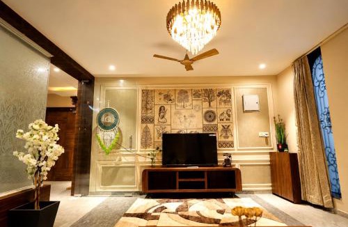 Ajmer Villa | The Nivaas at Berhins - 4 BHK luxury farm with Pool, BBQ, Lawn in Pushkar