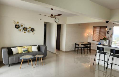 Nashik Apartment | Trinity Stays Nashik - Mountain view Entire Apartment close to Sula